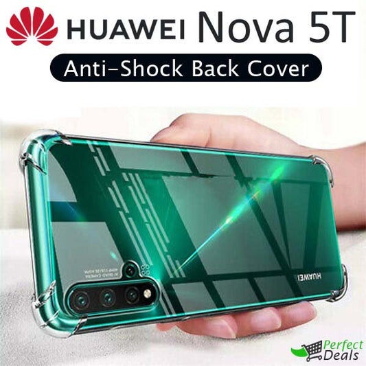 AntiShock Clear Back Cover Soft Silicone TPU Bumper case for Huawei Nova 5T