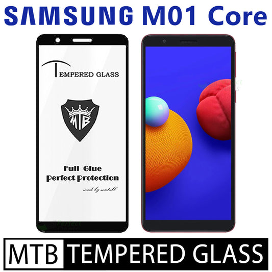 MTB Screen Protector Tempered Glass for Samsung M01 Core