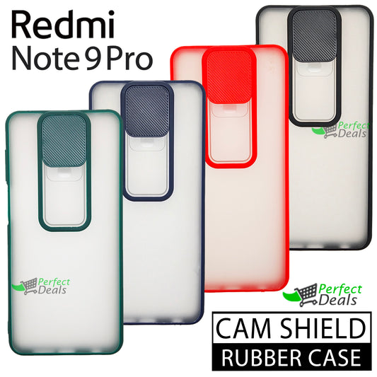 Camera Protection Slide PC+TPU case for New Redmi Note 9 Pro