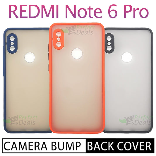 Camera lens Protection Gingle TPU Back cover for Redmi Note 6 Pro
