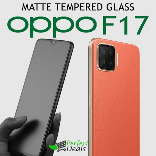Matte Tempered Glass Screen Protector for OPPO F17
