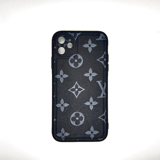 LV Case High Quality Perfect Cover Full Lens Protective Rubber TPU Case For apple iPhone 11 Black