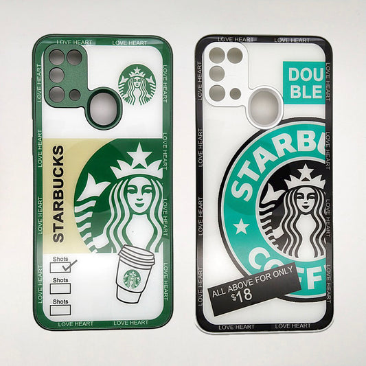 M31 Starbucks Series High Quality Perfect Cover Full Lens Protective Transparent TPU Case For Samsung M31