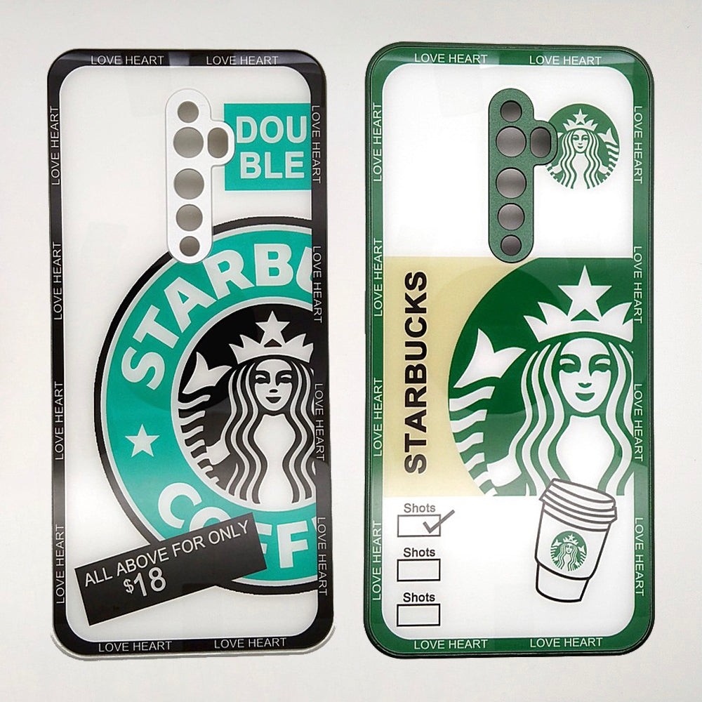 Starbucks Full Camera Lens Protective Hard Shel PC Case For OPPO Reno 2F