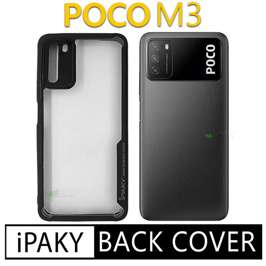 iPaky Shock Proof Back Cover for Mi POCO M3