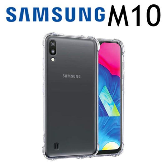 AntiShock Clear Back Cover Soft Silicone TPU Bumper case for Samsung M10