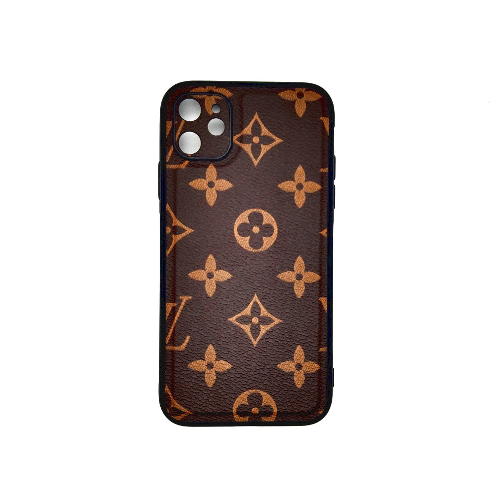 LV Case High Quality Perfect Cover Full Lens Protective Rubber TPU Case For apple iPhone 11 Black