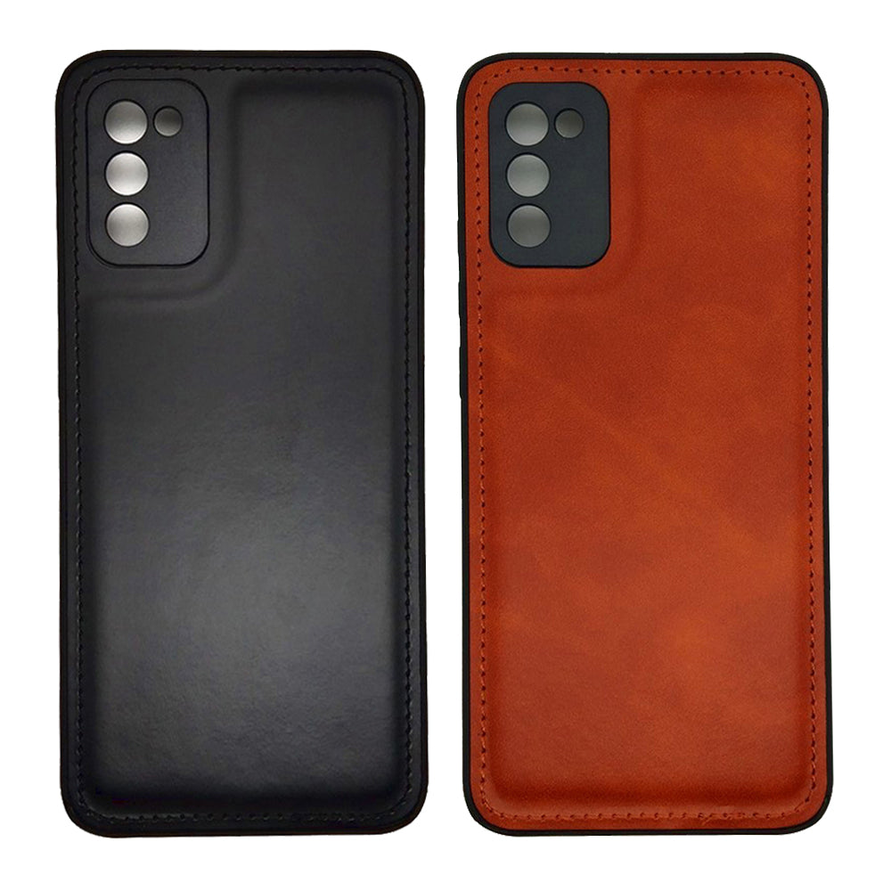 Luxury Leather Case Protection Phone Case Back Cover for Samsung A02s/A03s/M02s