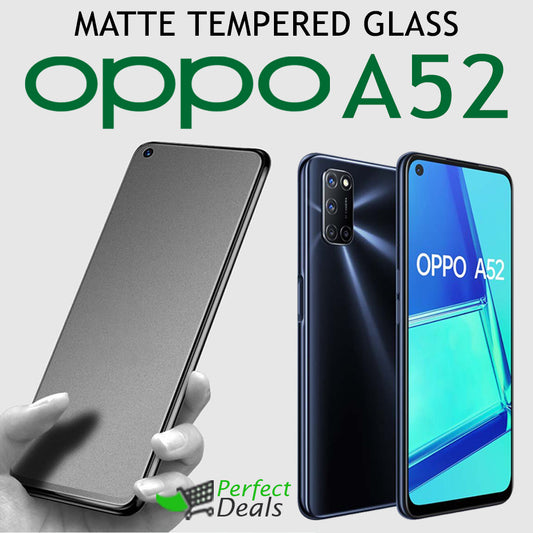 Matte Tempered Glass Screen Protector for OPPO A52