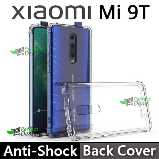 AntiShock Clear Back Cover Soft Silicone TPU Bumper case for Xiaomi Mi 9T