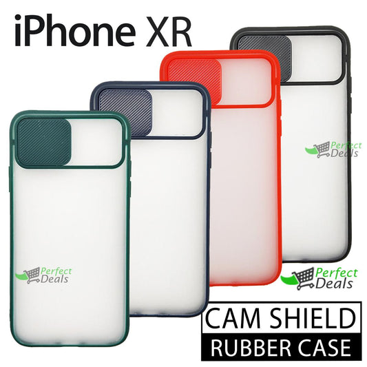 Camera Protection Slide PC+TPU case for apple iPhone XR
