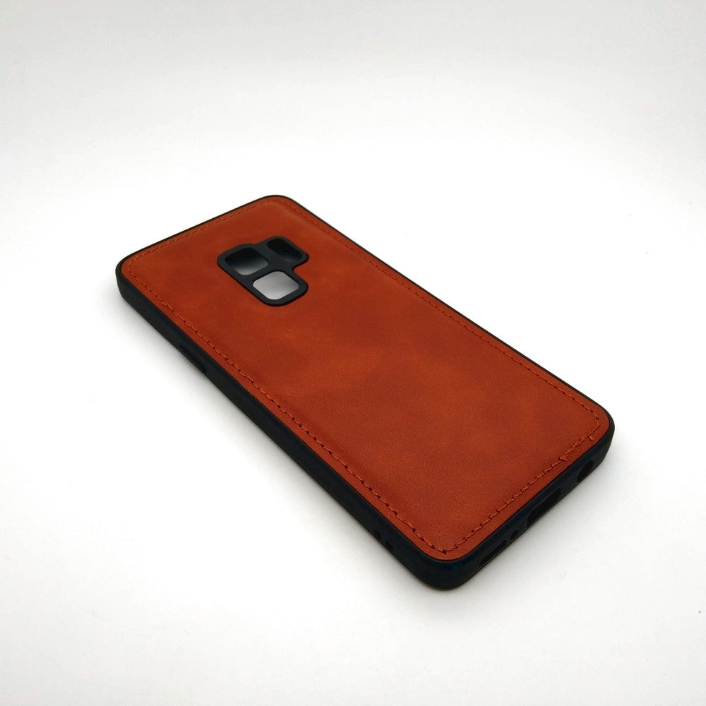 Luxury Leather Case Protection Phone Case Back Cover for Samsung S9