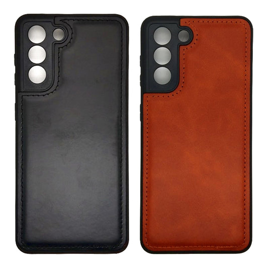 Luxury Leather Case Protection Phone Case Back Cover for Samsung S21