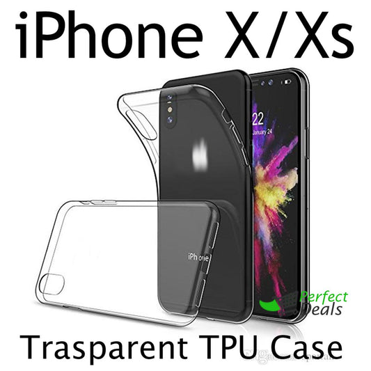 Transparent Clear Slim Case for apple iPhone X / Xs