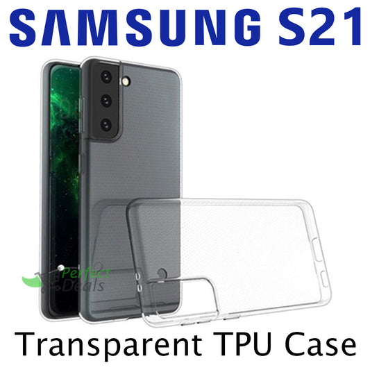 Transparent Clear Slim Case for Samsung S21