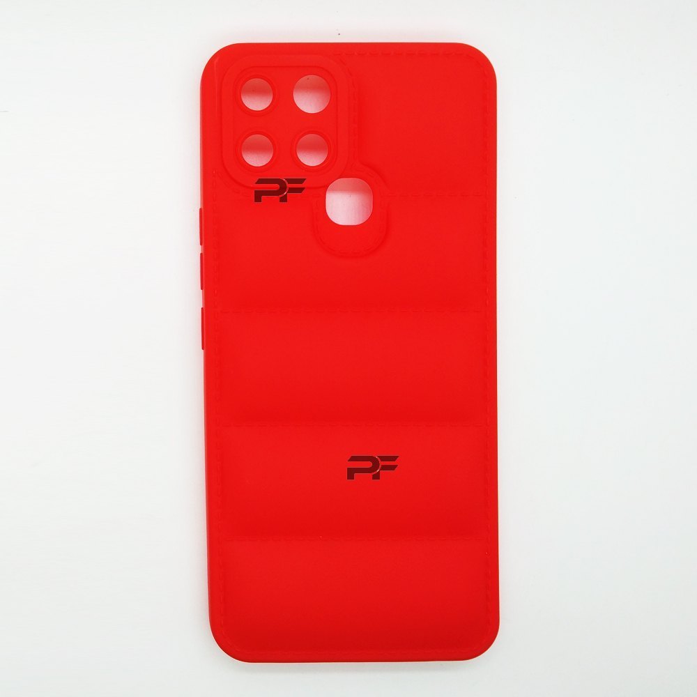 Puffer Case Jacket Cushion Back Cover for infinix SMART 6