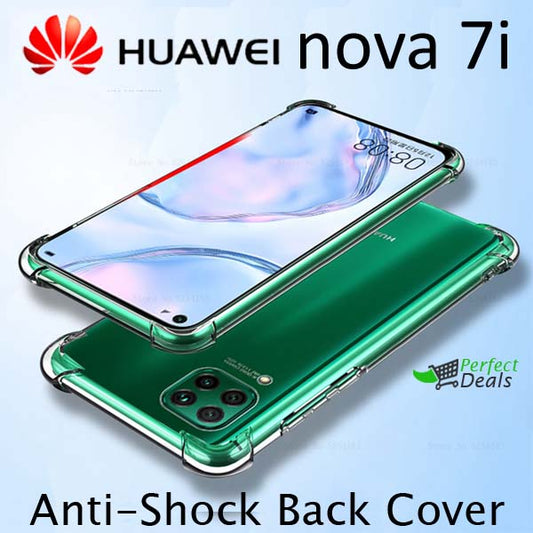 AntiShock Clear Back Cover Soft Silicone TPU Bumper case for Huawei Nova 7i