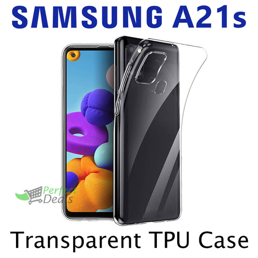 Transparent Clear Slim Case for Samsung A21s