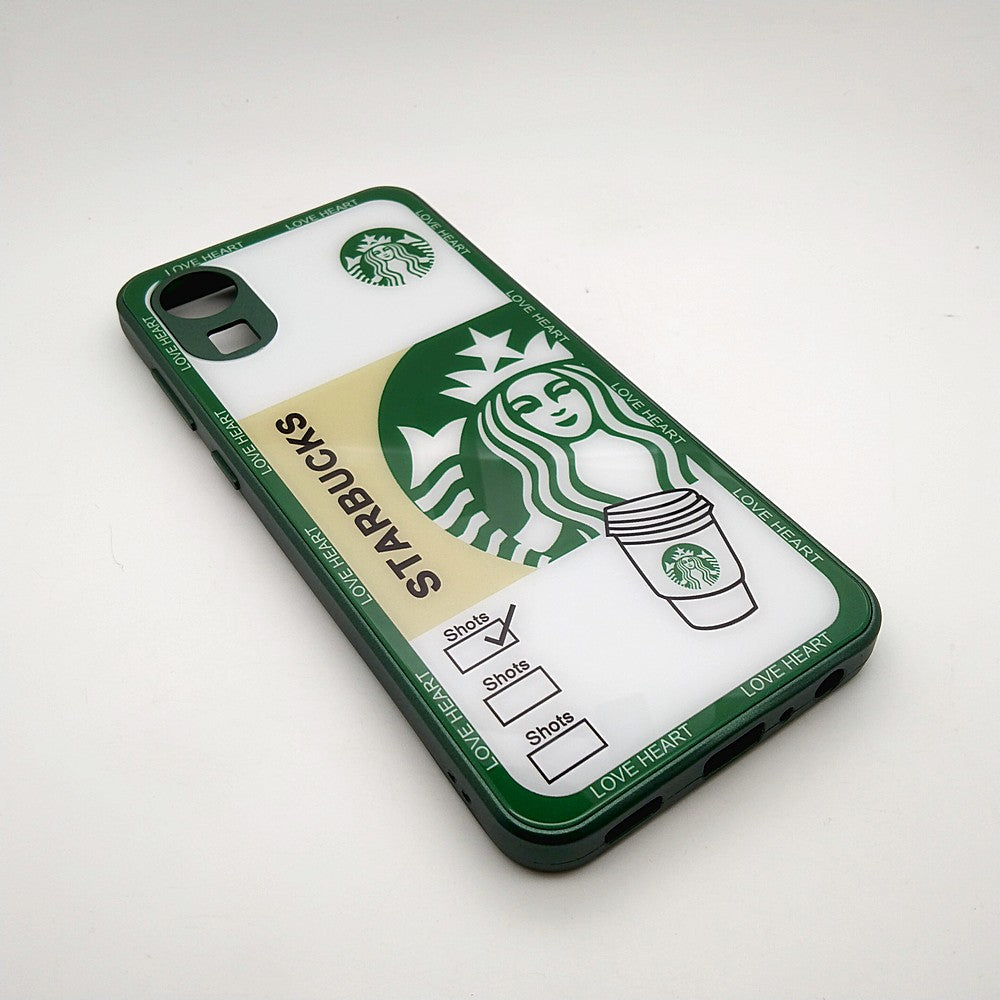 A03 CORE Starbucks Series High Quality Perfect Cover Full Lens Protective Transparent TPU Case For Samsung A03 CORE