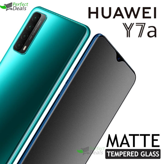 Matte Tempered Glass Screen Protector for Huawei Y7A