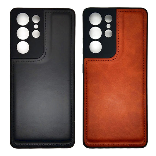 Luxury Leather Case Protection Phone Case Back Cover for Samsung S21 Ultra