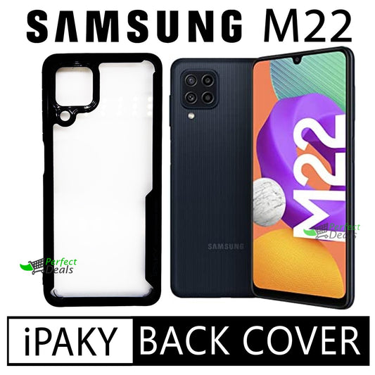 iPaky Shock Proof Back Cover for Samsung M22