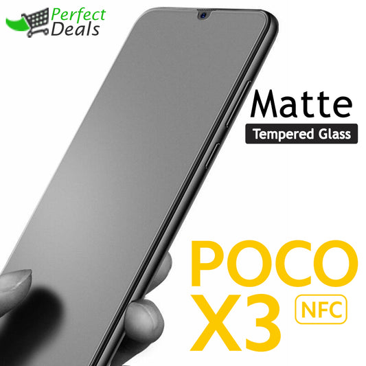 Matte Tempered Glass Screen Protector for Xiaomi Mi Poco X3 NFC