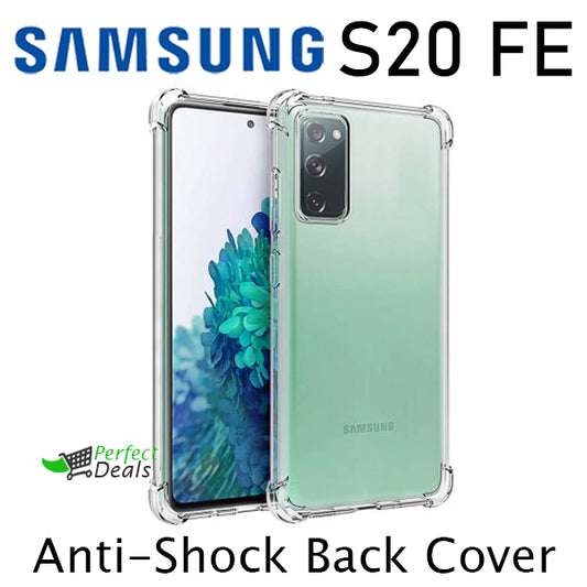 AntiShock Clear Back Cover Soft Silicone TPU Bumper case for Samsung S20 FE