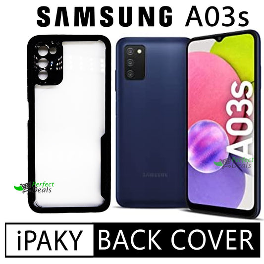 iPaky Shock Proof Back Cover for Samsung A03s