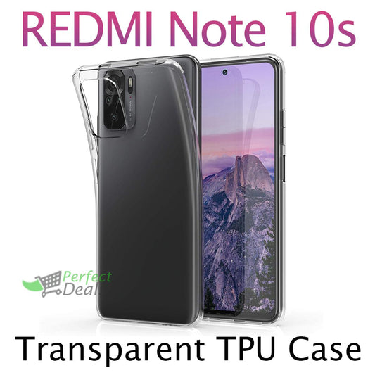 Transparent Clear Slim Case for New Redmi Note 10s