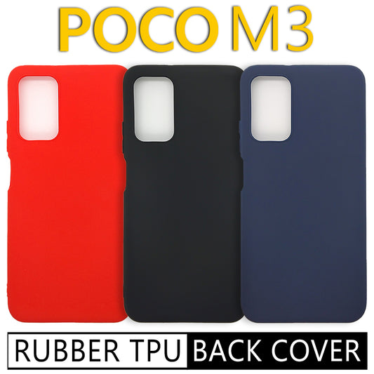 Slim Rubber fit back cover for Mi POCO M3