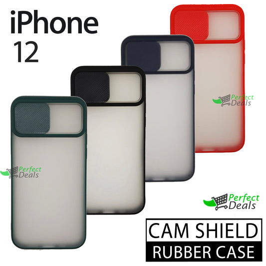 Camera Protection Slide PC+TPU case for apple iPhone 12