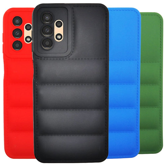 Puffer Case Jacket Cushion Back Cover for Samsung A13