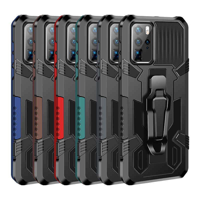 iCrystal Hybrid Anti Shock Case with Holder and Stand for Huawei Nova 5T