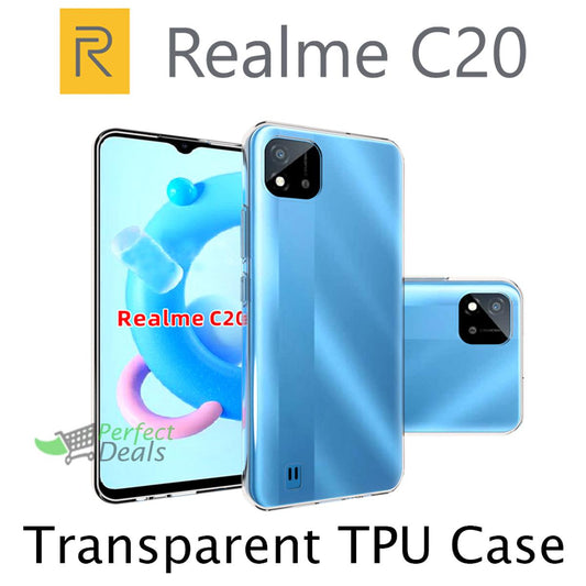 Transparent Clear Slim Case for New Realme C20