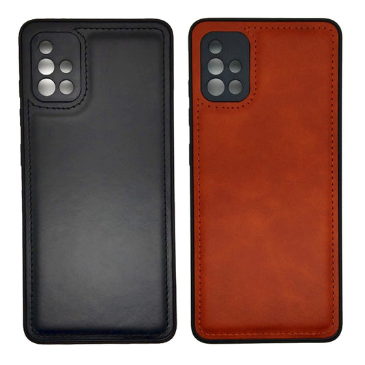 Luxury Leather Case Protection Phone Case Back Cover for Samsung A51 4G