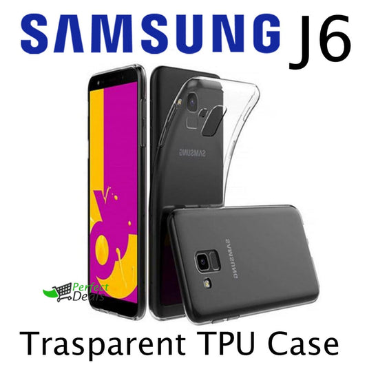 Transparent Clear Slim Case for Samsung J6