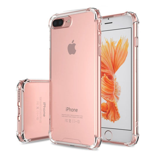 AntiShock Clear Back Cover Soft Silicone TPU Bumper case for apple iPhone 7 Plus