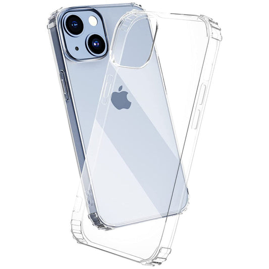 AntiShock Clear Back Cover Soft Silicone TPU Bumper case for apple iPhone 13