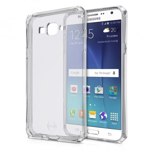 AntiShock Clear Back Cover Soft Silicone TPU Bumper case for Samsung J7