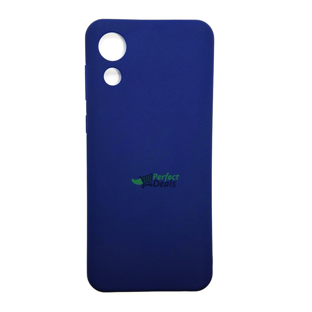 Samsung A03 Core Silicone back Cover Slim Magic TPU Case Blue