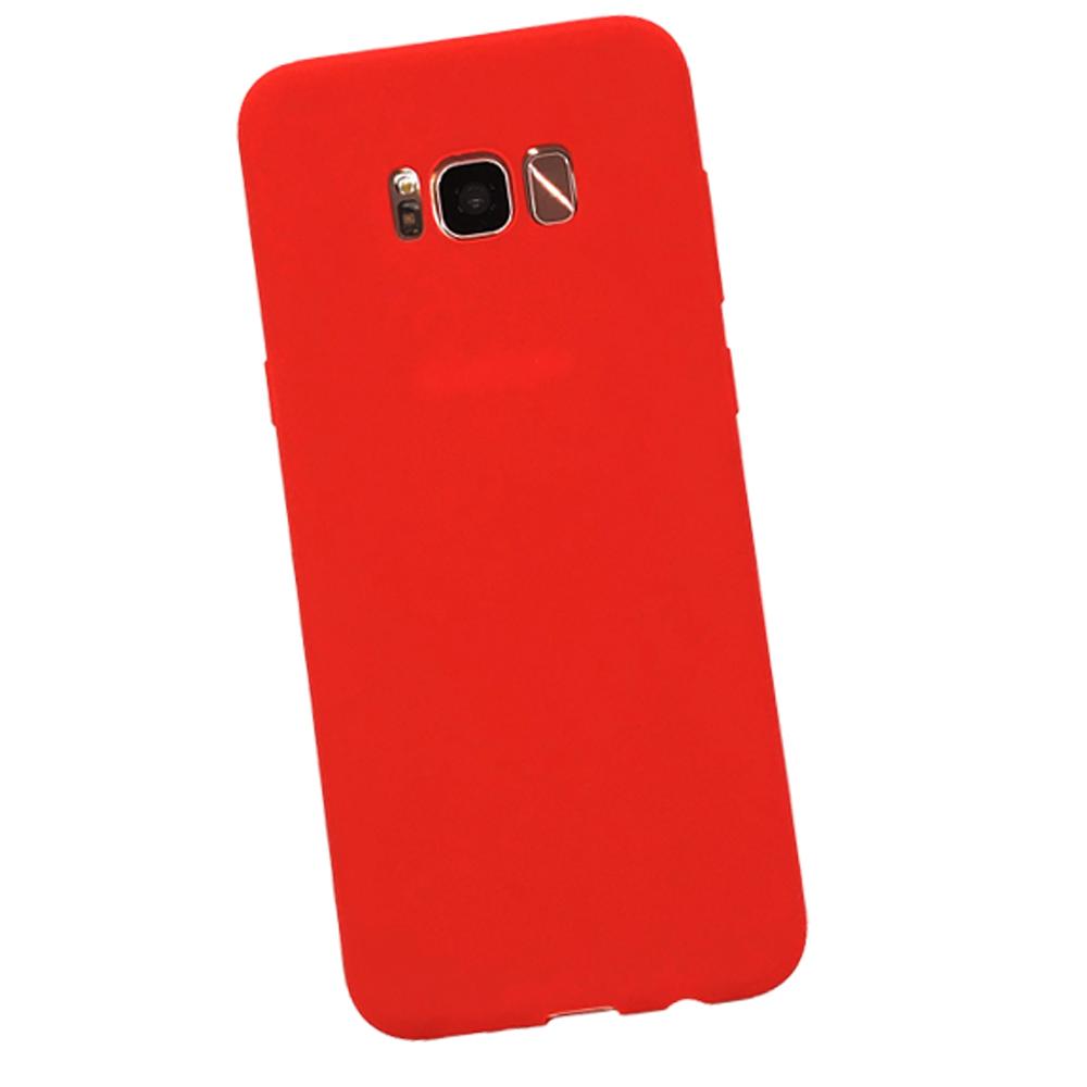 Samsung S6 Edge Silicone back Cover Slim Magic TPU Case Red