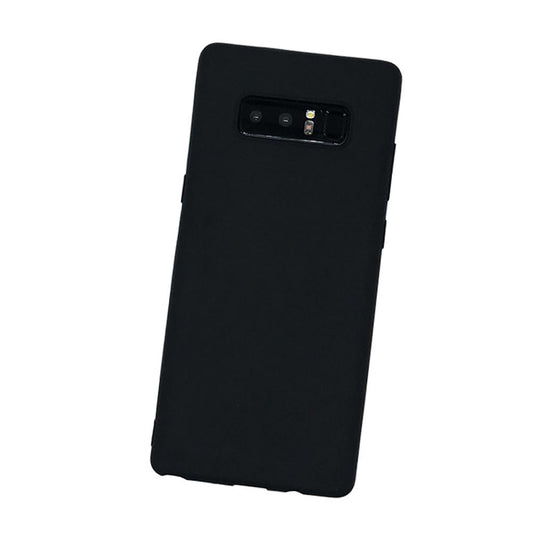 Samsung Note 8 Silicone back Cover Slim Magic TPU Case Black