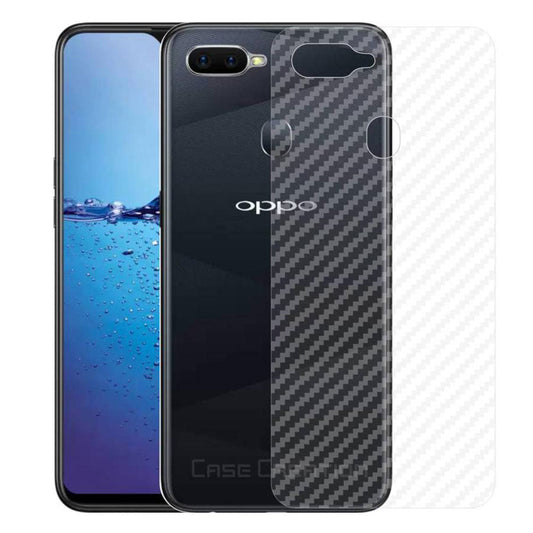 OPPO F9 carbon Back Clear Skin Sticker