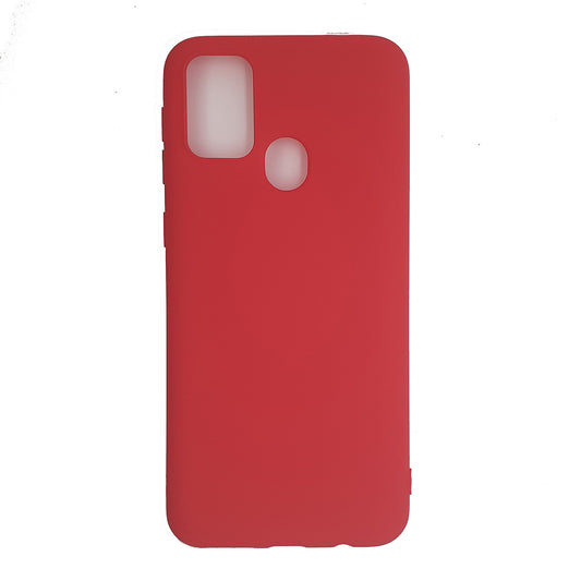 Samsung M31 Silicone back Cover Slim Magic TPU Case Red