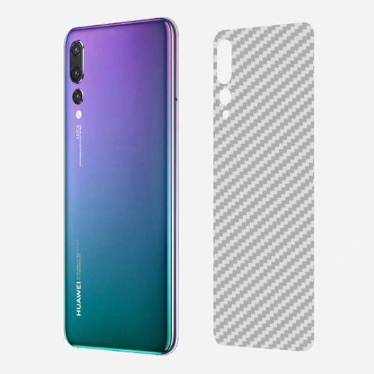 Huawei P20 Pro carbon Back Clear Skin Sticker