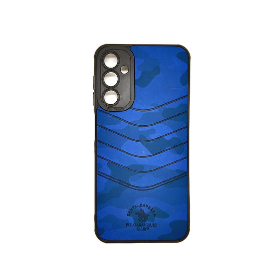 Samsung A24 4G POLO clothe texture case velvet Back Cover Blue