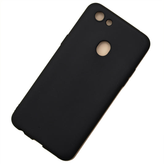 OPPO F5 Silicone back Cover Slim Magic TPU Case Black