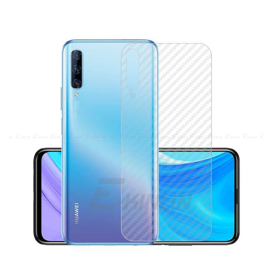 Huawei Y9s carbon Back Clear Skin Sticker