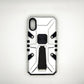 iPhone X Shockproof Armour Magnet Car holder Military Grade Case White